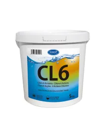 CLORO 6 ACCIONES TABLETAS 200G MULTIFUNCCION - ENVASE 5KG - IVA INCLUIDO