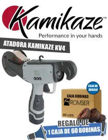 ATADORA ELÉCTRICA KAMIKAZE KV4 + REGALO - I.V.A. Y PORTES INCLUIDOS