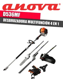 DESBROZADORA MULTIFUNCIÓN ANOVA D536MF