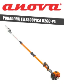 PODADORA TELESCÓPICA ANOVA D26C-PA