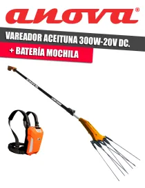 VAREADOR ANOVA ACEITUNA BATERIA MOCHILA 300W - 20V DC.