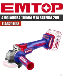 AMOLADORA EMTOP ELAG201158.